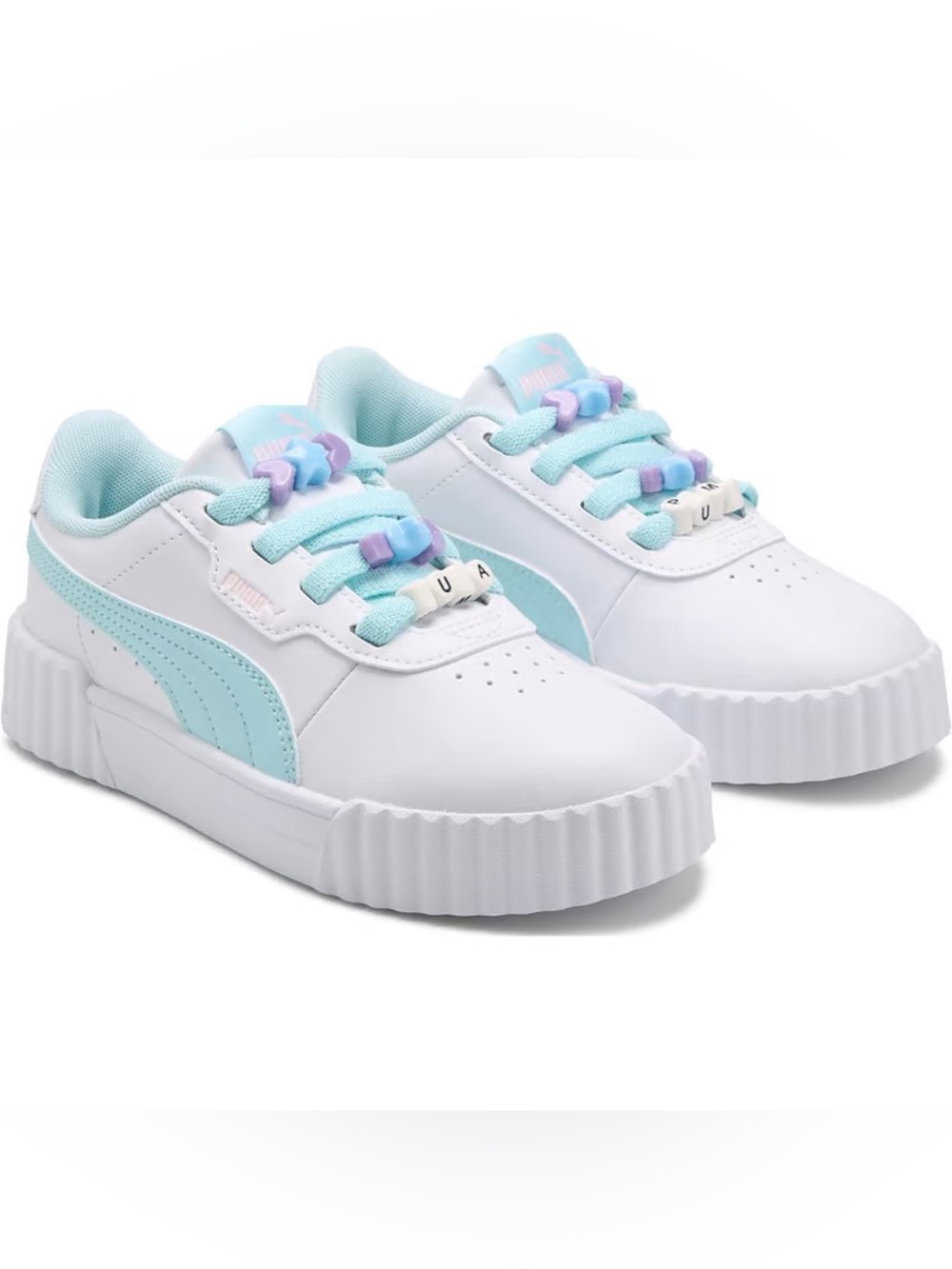 PUMA Kids' Carina 3.0 Low Top Sneaker in Friendship
